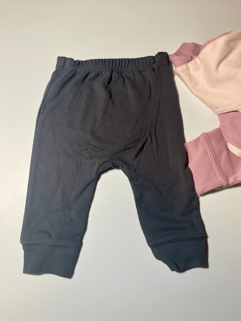 Cloud Island Cotton Baby Jogger Pants - Soft 3-6 Months Bottoms 3 Pack Cozy